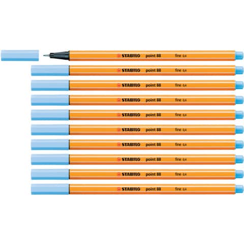 Fineliner Stabilo Point 88® 0,4 mm blu ghiaccio 88/11